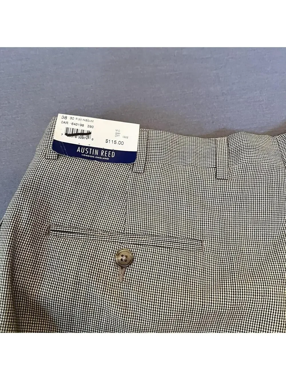 Austin Reed London Men’s Worsted Wool Dress Pants Size 38x30
